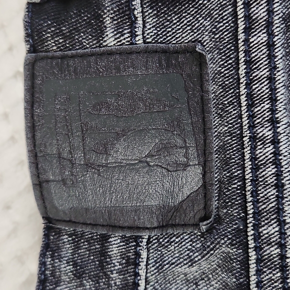 SOCIAL COLLISION WOMENS JEANS RUDE FIT SIZE  28×32 WASHED BLACK DENIM - Picture 7 of 11